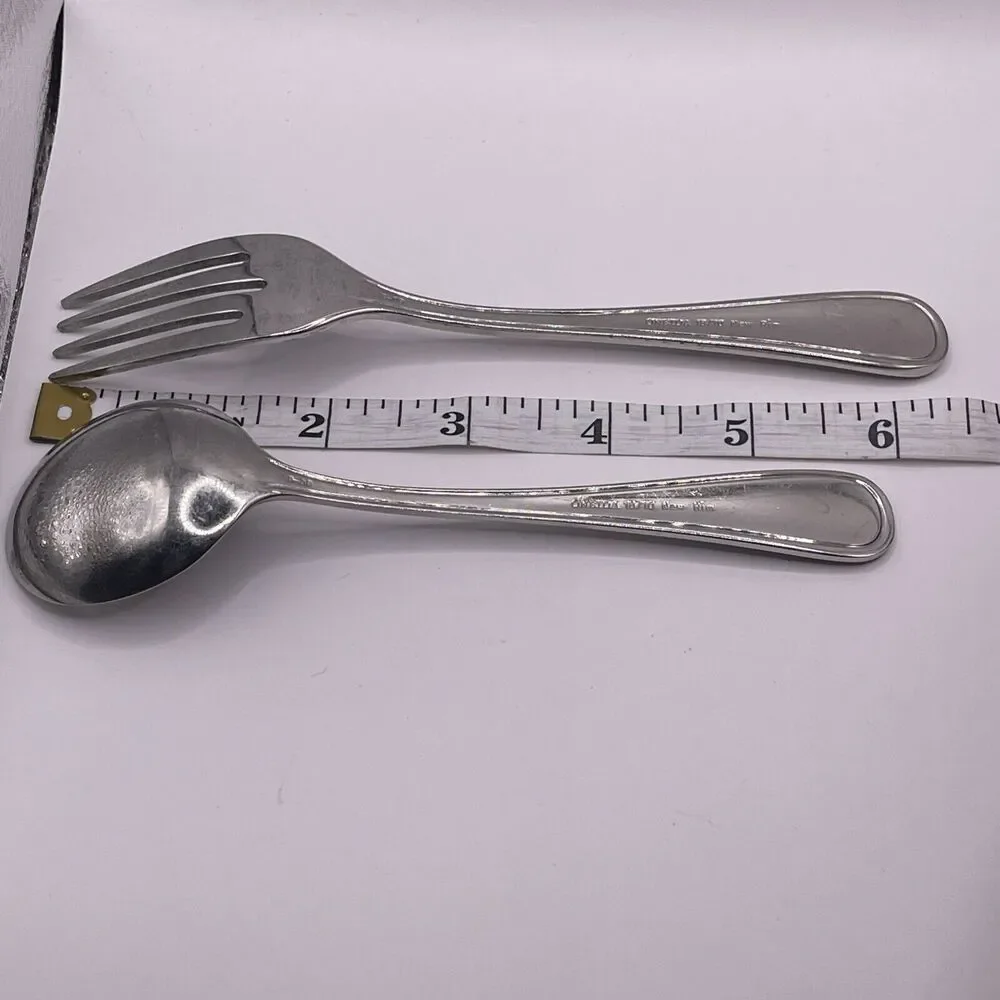 Oneida NEW RIM Stainless 18/10 Glossy Outline Flatware Replacement 3 PIECE READ